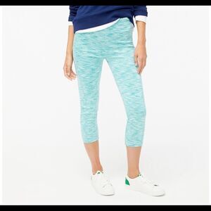 J.Crew Cropped space-dyed leggings with side pocket